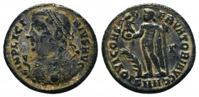Licinius I (308-324 AD). AE Nummus
Condition: Very Fine

Weight: 2.65 gr
Diameter: 18 mm