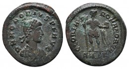 Honorius. A.D. 393-423. AE
Condition: Very Fine

Weight: 4.82 gr
Diameter: 23 mm