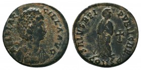 Aelia Flaccilla. Augusta, A.D. 379-386/8. AE 2
Condition: Very Fine

Weight: 4.80 gr
Diameter: 22 mm