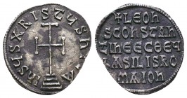LEO V, the Armenian, with Constantine. 813-820 AD. AR Miliaresion
Condition: Very Fine

Weight: 1.78 gr
Diameter: 23 mm