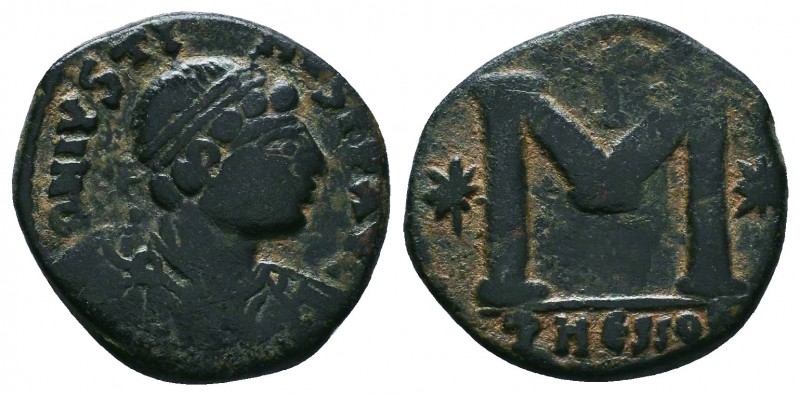 Justinian I. AE Follis, 527-565 AD.
Condition: Very Fine

Weight: 13.37 gr
Diame...