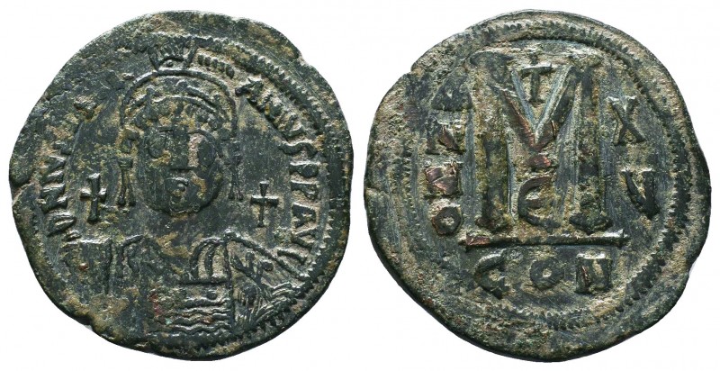 Justinian I. AE Follis, 527-565 AD.
Condition: Very Fine

Weight: 23.24 gr
Diame...