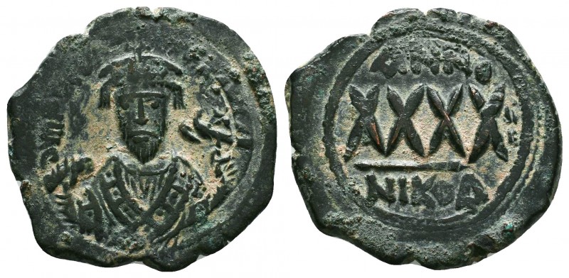 Phocas. 602-610. Æ Follis
Condition: Very Fine

Weight: 4.46 gr
Diameter: 24 mm