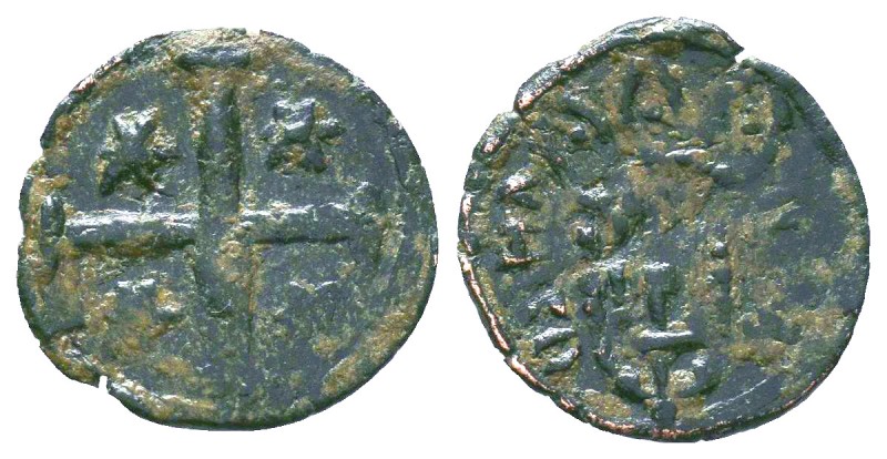 Extremely RARE Manuel II. Palaiologos, 1391 - 1425 AD. AE Tornese
Condition: Ve...