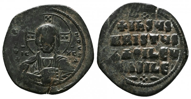 Anonymous Folles. Time of Basil II & Constantine VIII, circa 976-1025. Æ Follis ...