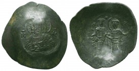 ALEXIOS III ANGELOS-COMNENOS (1195-1203). Constantinople. Trachy.
Condition: Very Fine

Weight: 3.77 gr
Diameter: 32 mm
