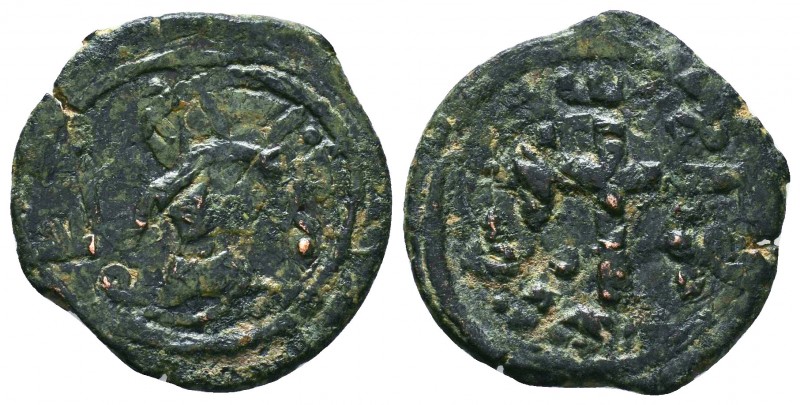 CRUSADERS. Edessa. Baldwin II, second reign, 1108-1118. Follis 
Condition: Very ...