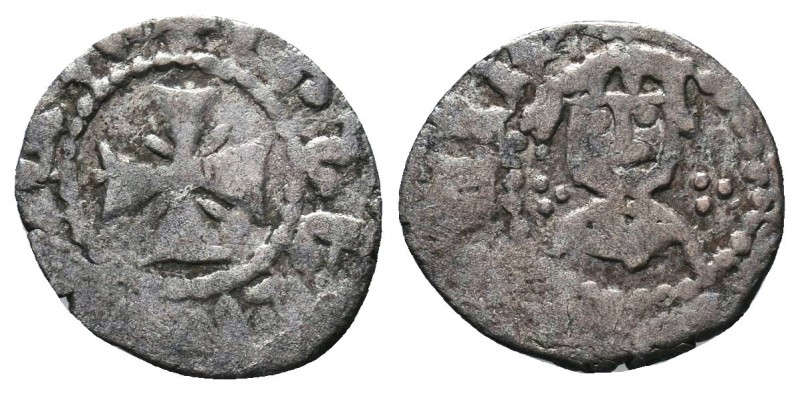 Cilician Armenia, Levon V (1373-1375). AR Obol 
Condition: Very Fine

Weight: 0....