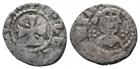 Cilician Armenia, Levon V (1373-1375). AR Obol 
Condition: Very Fine

Weight: 0.68 gr
Diameter: 14 mm