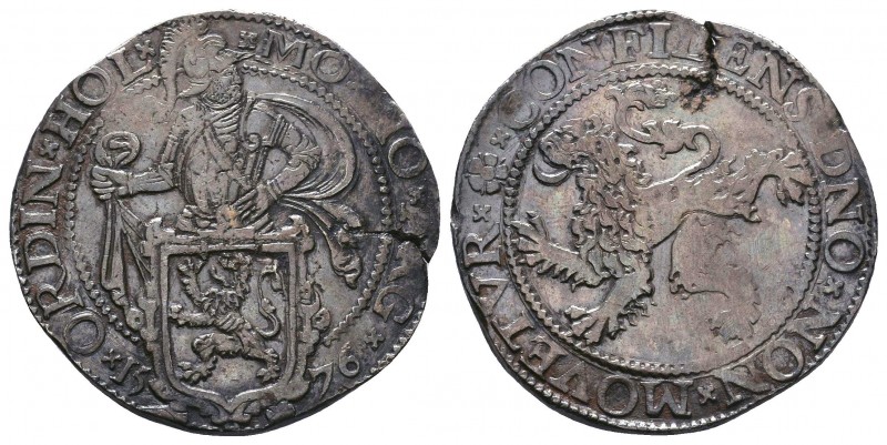 NETHERLANDS. Holland. Lion Dollar or Leeuwendaalder (1576).
Condition: Very Fine...