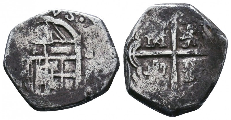 KingS of Spain, 1665-1700. AR 
Condition: Very Fine

Weight: 7.02 gr
Diameter: 2...