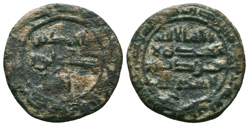 Islamic coins, Ae Coins
Condition: Very Fine

Weight:2,91
Diameter: 22mm
