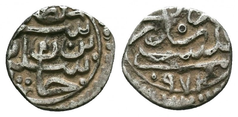 Islamic Coins AR. Silver!
Condition: Very Fine

Weight:0,41gr
Diameter: 10mm