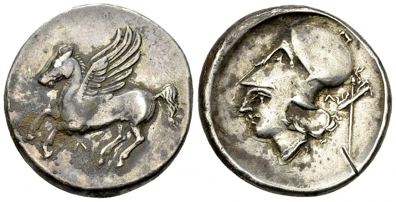 Leucas AR Stater, c. 300 BC 

Leucas, Acarnania. AR Stater (23 mm, 8.59 g), c....