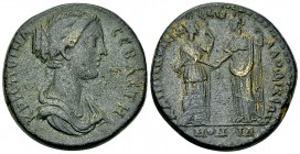 Crispina AE Tetrassarion, Laodicea 

Commodus (177-192 AD) for Crispina. AE Tetrassarion (30 mm, 16.71 g), Phrygia, Laodicea ad Lycum, Homonoia with...