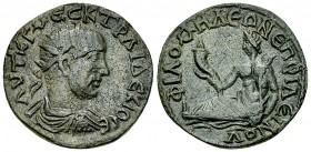 Traianus Decius AE Diassarion, Philomelion 

Trajan Decius (249-251). AE Diassarion (23 mm, 6.48 g), Phrygia, Philomelium. Phileinos, magistrate.
O...