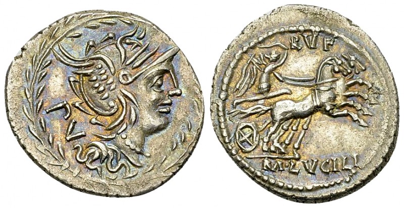 M. Lucilius Rufus AR Denarius, 101 BC 

M. Lucilius Rufus. AR Denarius (20-21 ...