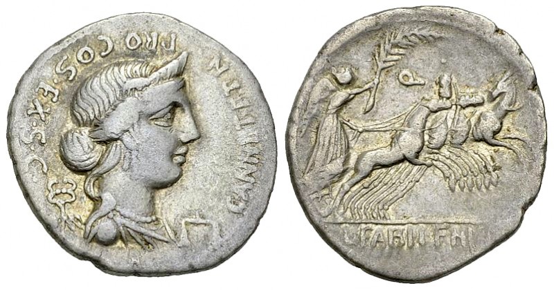 C. Annius AR Denarius, 82/81 BC 

C. Annius. AR Denarius (19-20 mm, 3.93 g), m...
