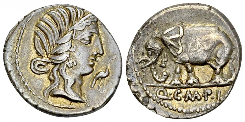 Q. Caecilius Metellus Pius AR Denarius, 81 BC 

Q. Caecilius Metellus Pius. AR...