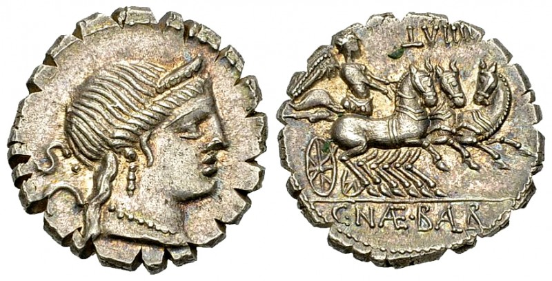 C. Naevius Balbus AR Denarius, 79 BC 

C. Naevius Balbus. AR Denarius serratus...