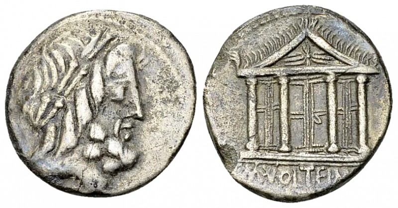 M. Volteius AR Denarius, 78 BC 

M. Volteius M.f. AR Denarius (17-19 mm, 3.81 ...