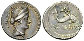 Mn. Cordius Rufus AR Denarius, 46 BC 

Mn. Cordius Rufus. AR Denarius (19 mm, 3.36 g), Rome, 46 BC.
Obv. RVFVS·S·C·, Diademed head of Venus to righ...