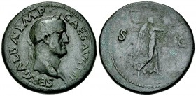 Galba AE Sestertius, Victory reverse 

Galba (68-69 AD). AE Sestertius (35 mm, 24.55 g), Rome, c. October 68.
Obv. SER GALBA• IMP•CAES•AVG TR•P, La...