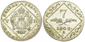 Austria, AR 7 Kreuzer 1802 

Austria. Franz II. (1792-1806). AR 7 Kreuzer 1802 A (26 mm, 4.50 g). 
KM 2129. 

 Fast FDC.