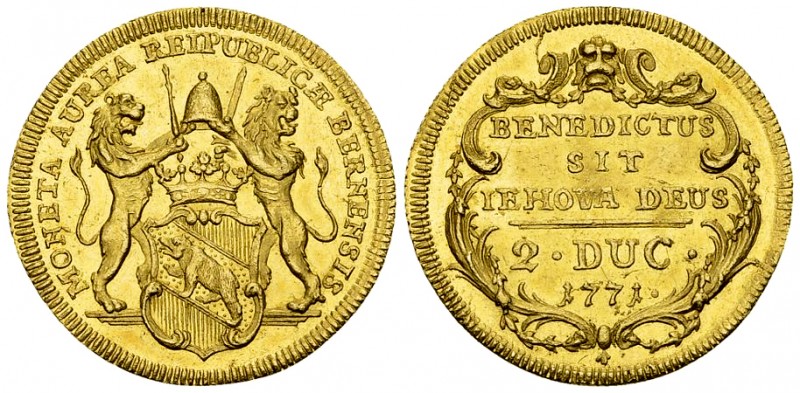 Bern, AV Doppeldukat 1771 

Schweiz, Bern. AV Doppeldukat 1771 (27 mm, 6.90 g)...