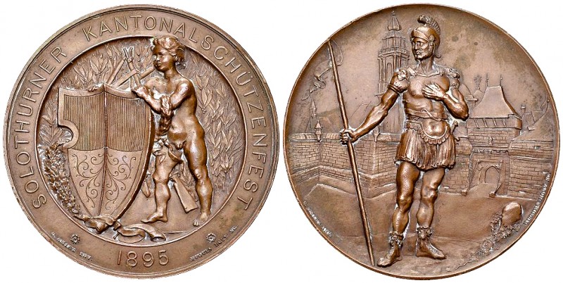 Solothurn, AE Schützenmedaille 1895 

Schweiz, Solothurn. AE Schützenmedaille ...