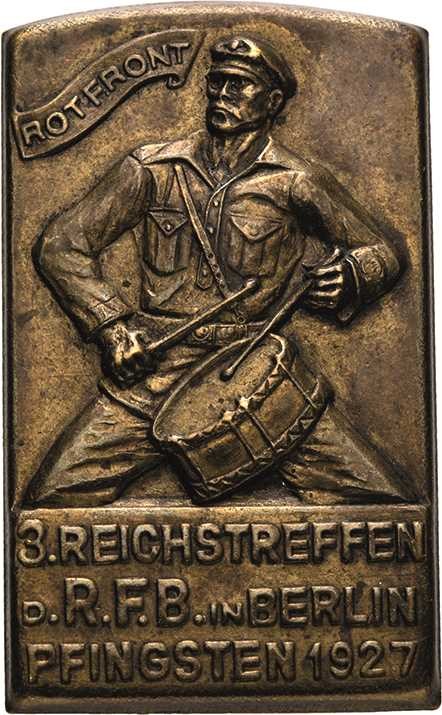 Veranstaltungsabzeichen
Berlin Metallabzeichen 1927. 3. REICHSTREFFEN D.R.F.B. ...