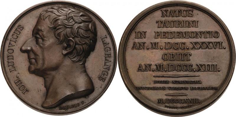 Astronomie
Deutschland Bronzemedaille 1822 (Donadio) Giuseppe Lodovico Lagrangi...