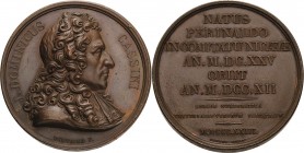 Astronomie
Frankreich Bronzemedaille 1823 (Peuvrier) Auf Domenico Cassini. Brustbild nach rechts / 9 Zeilen Schrift. Mit Randschrift: MONACHII. 41,5 ...