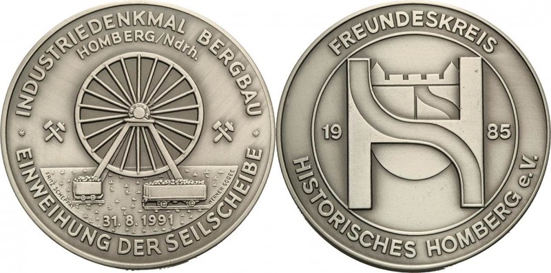 Ausbeute, Bergbau, Hüttenwesen
 Silbermedaille 1991 (Scheppat/Godec) Historisch...