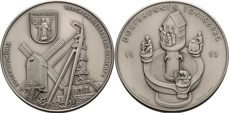 Ausbeute, Bergbau, Hüttenwesen
 Silbermedaille 1993 (Scheppat/Godec) Bergwerk N...