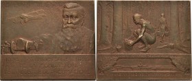 Auto- und Motorradmedaillen und -plaketten
 Bronzeplakette 1928 (R. Baudichon) Auf John Boyd Dunlop (1840-1921), Erfinder des luftgefüllten Reifens -...