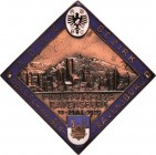 Auto- und Motorradmedaillen und -plaketten
 Einseitige teilemaillierte Bronzeplakette 1929 (unsigniert) 1. Gaufahrt nach Ravensburg - A.D.A.C. Bezirk...