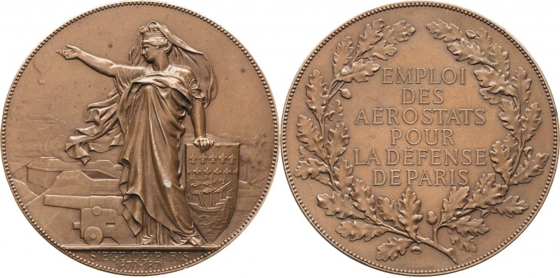 Luft- und Raumfahrt
 Bronzemedaille 1871 (J.C. Chaplain) Verwendung der Heißluf...