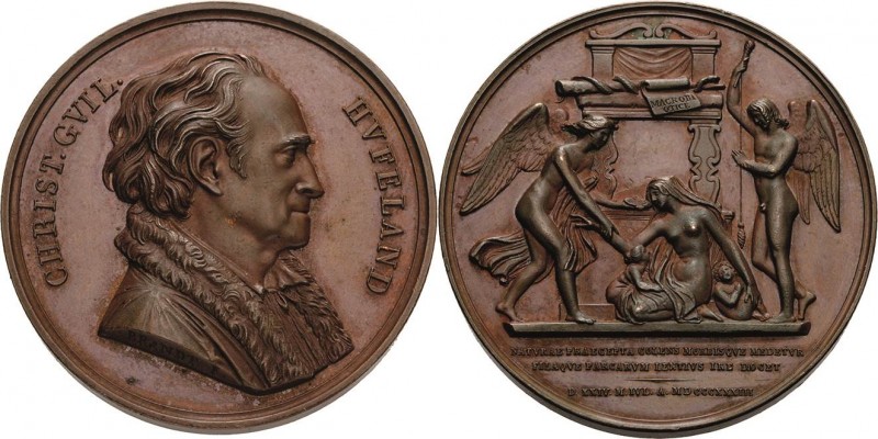 Medicina in nummis
 Bronzemedaille 1833 (Brandt) 50- jähriges Dienstjubiläum de...