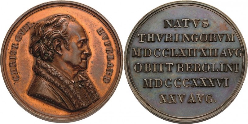 Medicina in nummis
 Bronzemedaille 1836 (Brandt) Auf den Tod des Geheimen Staat...