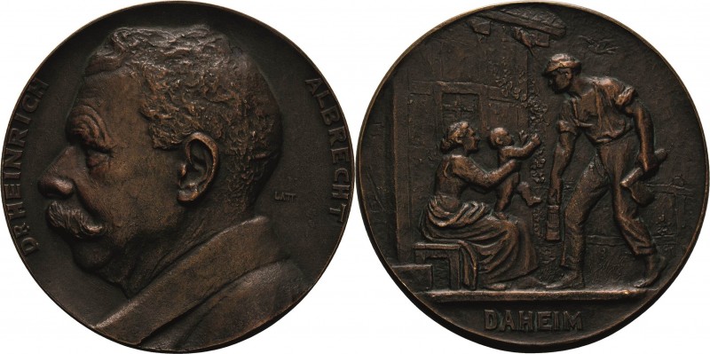 Personenmedaillen
Albrecht, Heinrich 1856-1931 Bronzemedaille o.J. (1914/1917) ...