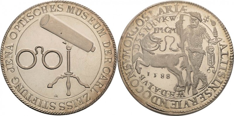 König, Helmut 1934-2017 Silbermedaille 1984 (Heidrun Höhn, Uttikal, Rossi) Optis...