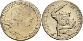 König, Helmut 1934-2017 Silbermedaille 2009. Barockfest in Gotha, Herausgeber Freundeskreis Schlossmuseum Schloss Friedenstein Gotha e.V. Kopf von Her...