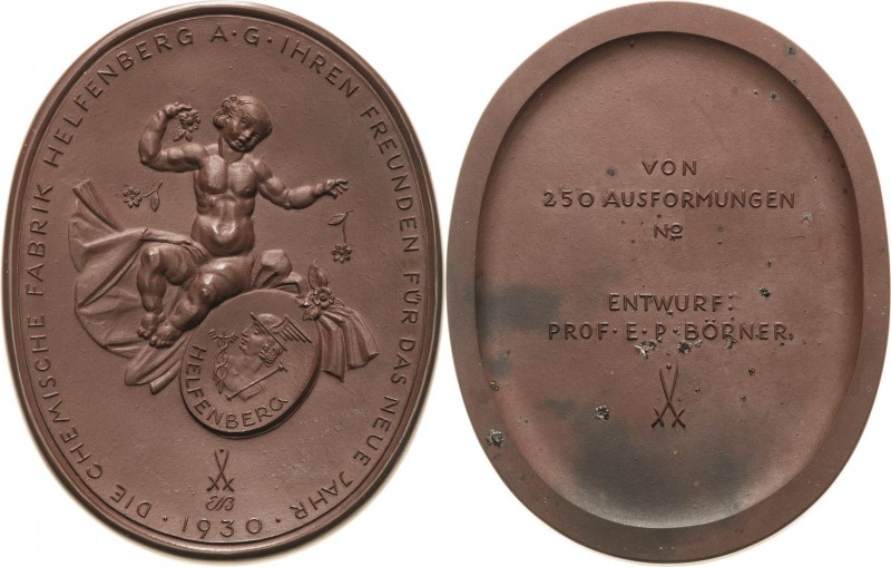 Porzellanmedaillen - Medaillen der Meißner Porzellanmanufaktur
Dresden Braune P...