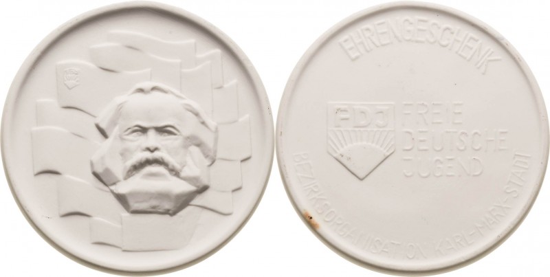 Porzellanmedaillen - Medaillen der Meißner Porzellanmanufaktur
Karl-Marx-Stadt ...