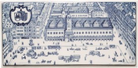 Porzellanmedaillen - Medaillen der Meißner Porzellanmanufaktur
Leipzig Weiße Porzellanplakette 1965. Ehrengabe des Messeamtes an die Aussteller, anlä...