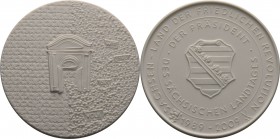 Porzellanmedaillen - Medaillen der Meißner Porzellanmanufaktur
Sachsen Weiße Porzellanmedaille 2009 (Tilo Kügler) 20. Jubiläum der Friedlichen Revolu...