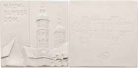 Porzellanmedaillen - Porzellanmedaillen anderer Manufakturen
Halle, Lettin Porzellan Weiße Porzellanplakette 2011 (Olaf Stoy) Landesausstellung Sachs...
