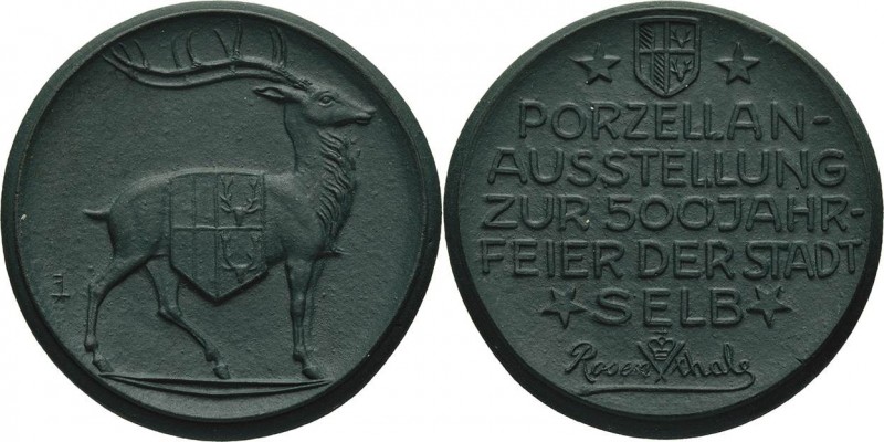 Porzellanmedaillen - Porzellanmedaillen anderer Manufakturen
Rosenthal Blaugrün...
