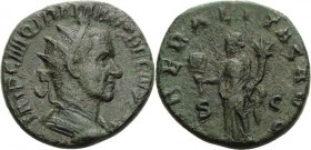 Kaiserzeit
Trajanus Decius 249-251 Dupondius 249/251, Rom Brustbild mit Strahlenkrone nach rechts, IMP C M Q TRAIANVS DECIVS AVG / Liberalitas steht ...